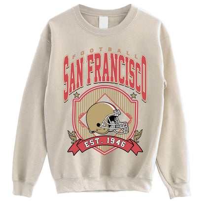 Vintage San Francisco shirt, Game Day apparel Football Fan Sport,San Francisco Football Fan shirt, San Francisco Football Shirt,Sunday Shirt
