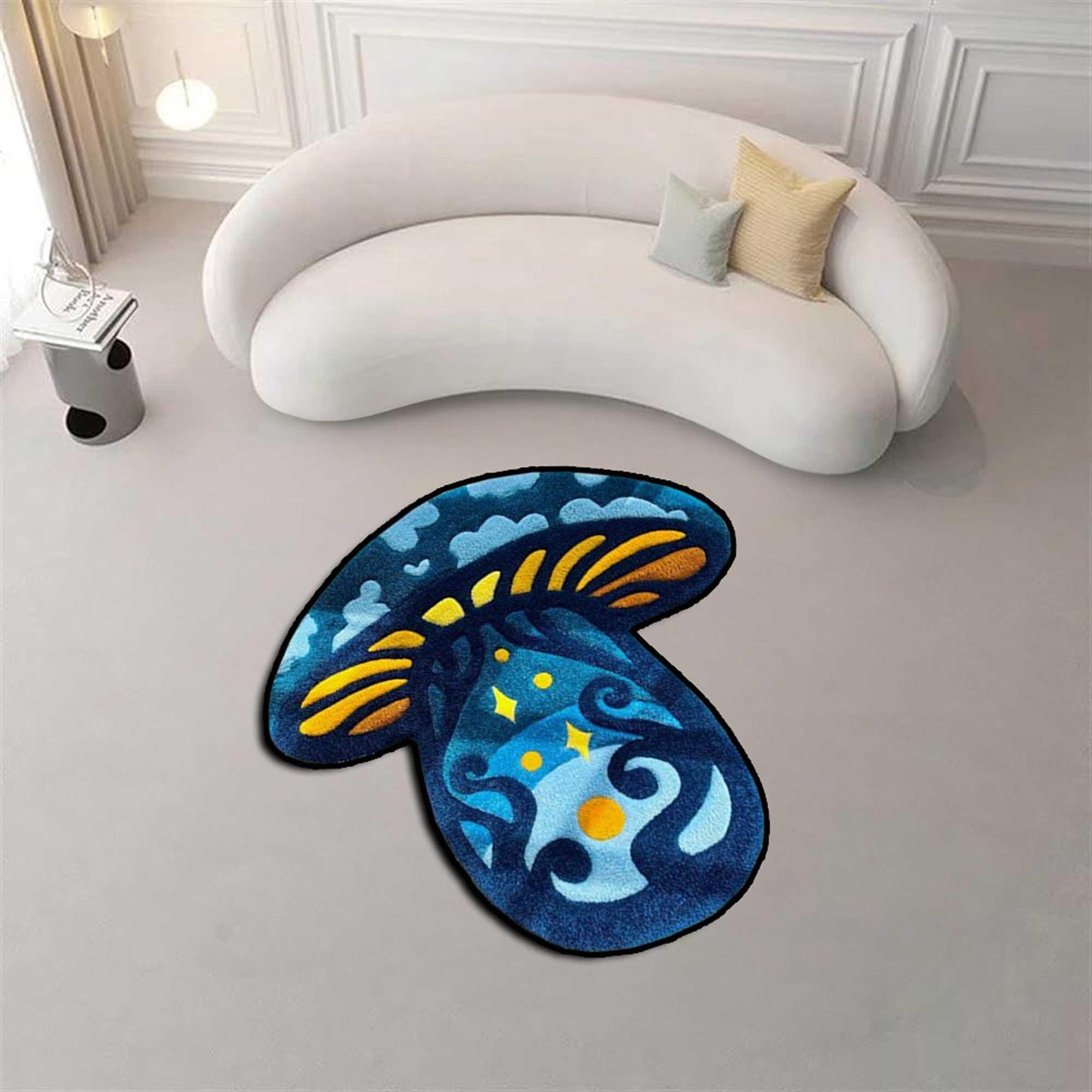 Psychedelic mushroom rug, red mushroom rug, toad rug, mushroom rug, gaming room decor, mushroom rug,custom rug,Halloween gift,Christmas gift