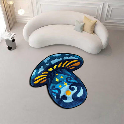 Psychedelic mushroom rug, red mushroom rug, toad rug, mushroom rug, gaming room decor, mushroom rug,custom rug,Halloween gift,Christmas gift