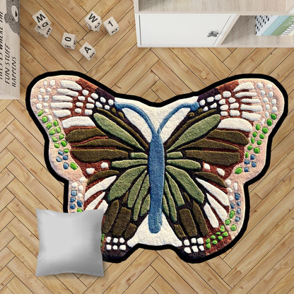 Black And White Butterfly,Blue Butterfly rug,Butterfly,Colorfull Butterfly rug,Flower Butterfly,Purple Butterfly,Butterfly Rug