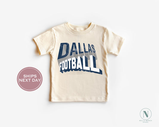 Dallas Football Shirt, Retro Dallas Football Shirt, Vintage Dallas Women Shirt, Dallas Toddler Shirt