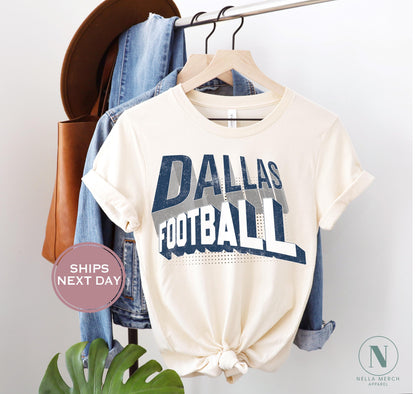 Dallas Football Shirt, Retro Dallas Football Shirt, Vintage Dallas Women Shirt, Dallas Toddler Shirt