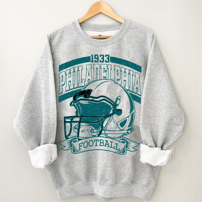 Philadelphia Football Sweatshirt, Philadelphia Retro, Football Tee, Philadelphia Fan Shirt, Philadelphia Football Shirt, Vintage Style Gift.
