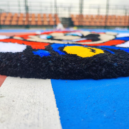 Game Room Rug, Tufted Rug, %100 Handmade Gift, Kids Room Rug, Retro Decor, Retro Rug, Video Game Rug, Popular Rug, Modern Rug, Area Rug