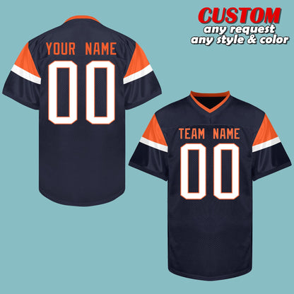 Custom Football jersey Personalized Your Name Stitched Printed Team sport uniform for Men Women Adult fans toddler kids youth New years gift