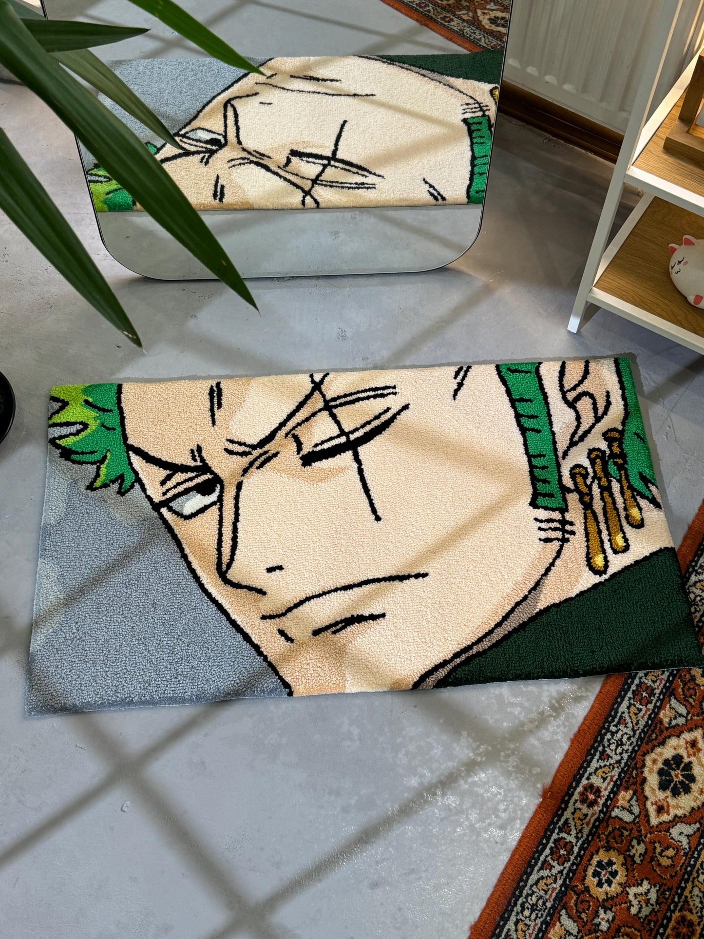 Anime Character Tufted Rug, Bedroom Decor, Living Room Decor, Anime Fan Gift, Gift for Him, Gift for Her