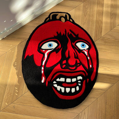 Berserk Behelit Rug: Handmade Tufted Anime Egg of the King