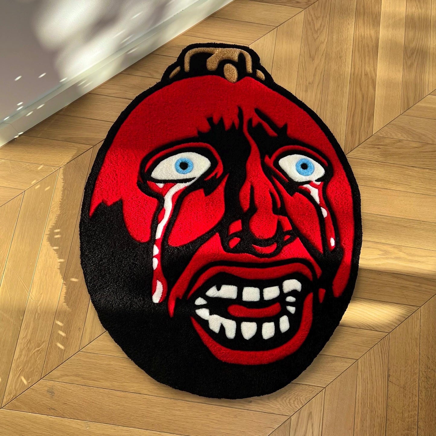 Berserk Behelit Rug: Handmade Tufted Anime Egg of the King