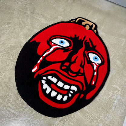Berserk Behelit Rug: Handmade Tufted Anime Egg of the King
