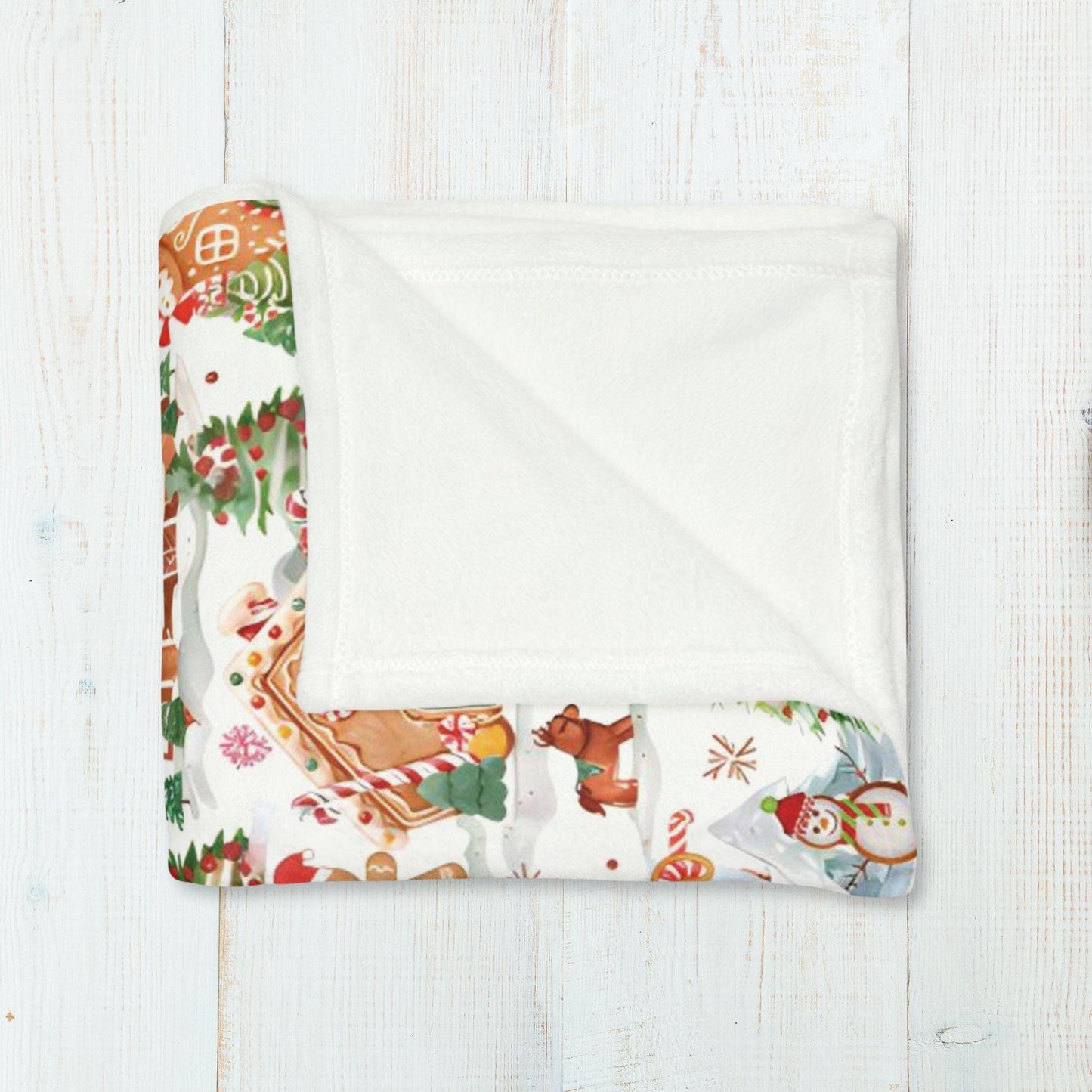 Christmas Blanket Gingerbread Village Fleece Throw Blanket Christmas Home Decor Gingerbread House Decor Christmas Gift Family Friends Host