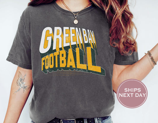 Retro Green Bay Football Shirt, Vintage Green Bay Football Shirt, Green Bay Football Shirt, Trendy Green Bay Football Shirt, Game Shirt
