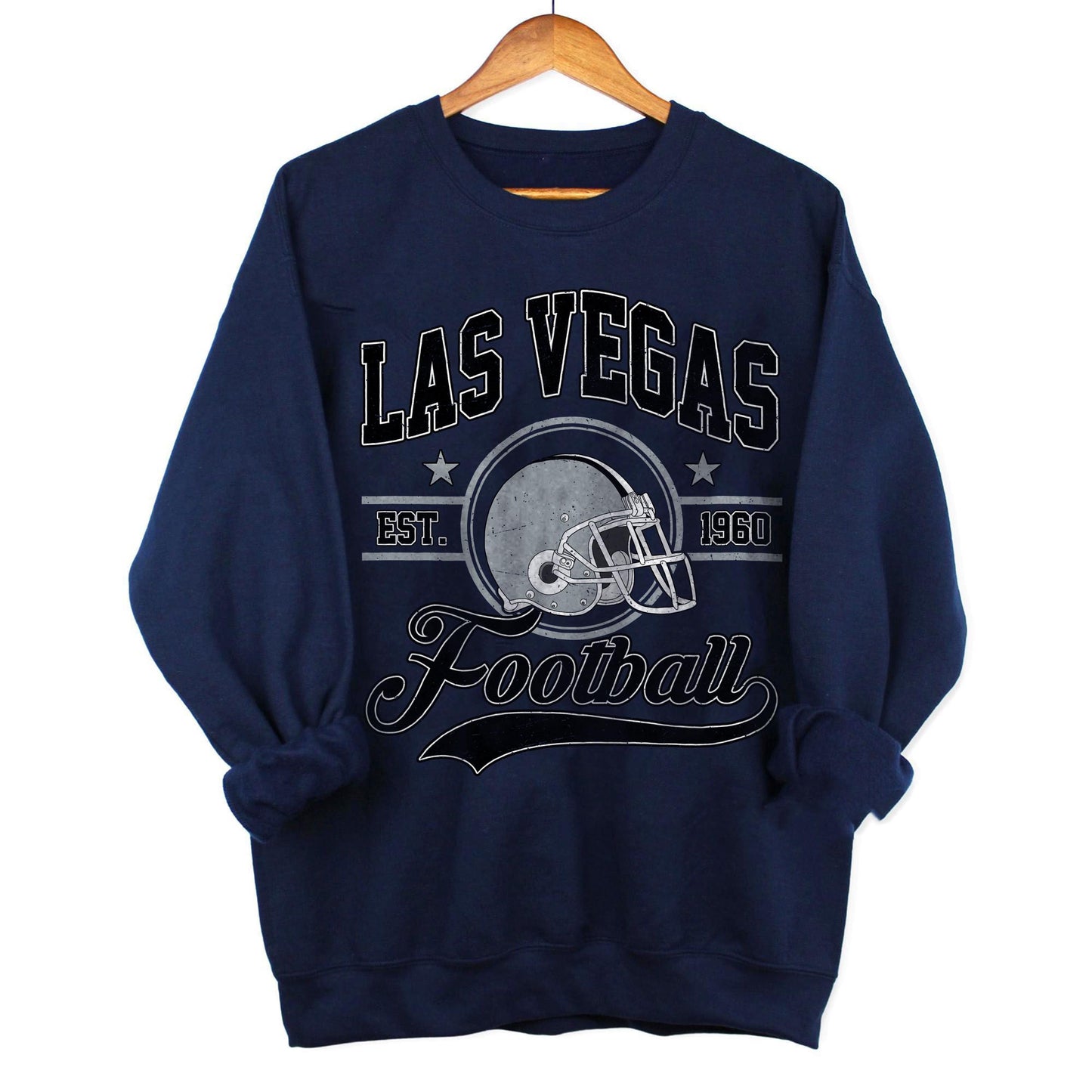 Vintage Las Vegas Football Sweatshirt, Las Vegas Shirt, Trendy Las Vegas Football Fan Gift, Las Vegas Game Day Shirt, Game Day Shirt.