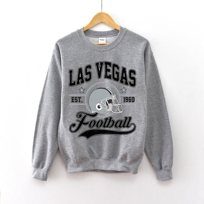 Vintage Las Vegas Football Sweatshirt, Las Vegas Shirt, Trendy Las Vegas Football Fan Gift, Las Vegas Game Day Shirt, Game Day Shirt.