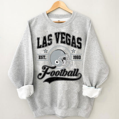 Vintage Las Vegas Football Sweatshirt, Las Vegas Shirt, Trendy Las Vegas Football Fan Gift, Las Vegas Game Day Shirt, Game Day Shirt.