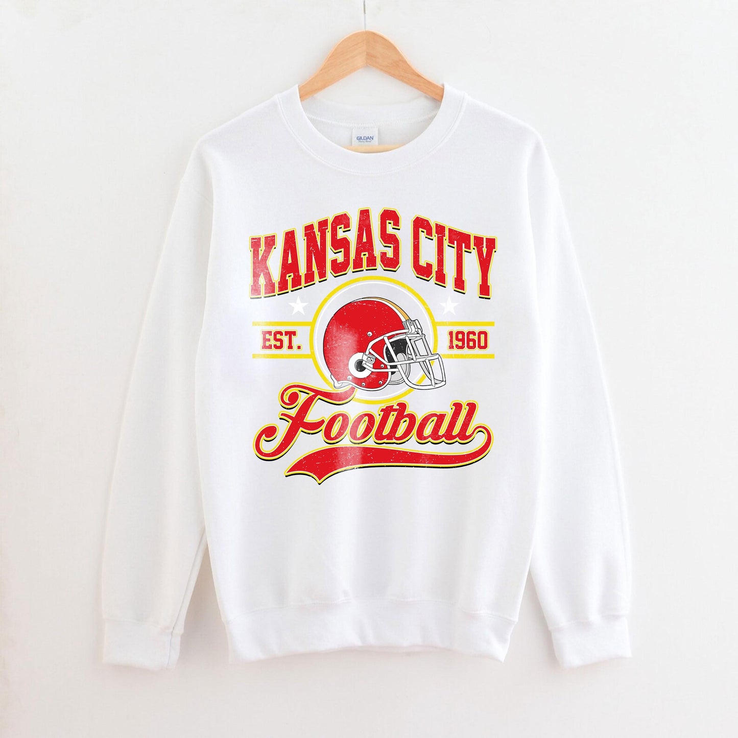 Kansas City Football, Kansas City Football Sweatshirt, Game Day Shirt, Kansas City Fan, Kansas City Sweatshirt, Football Fan Gift.