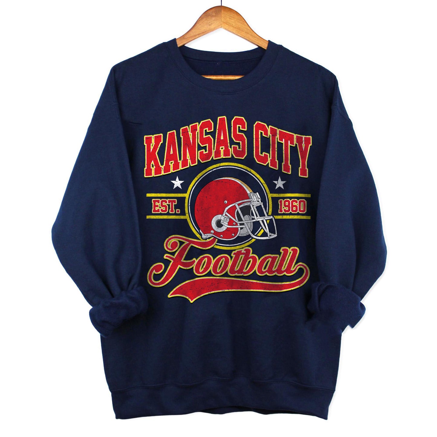 Kansas City Football, Kansas City Football Sweatshirt, Game Day Shirt, Kansas City Fan, Kansas City Sweatshirt, Football Fan Gift.