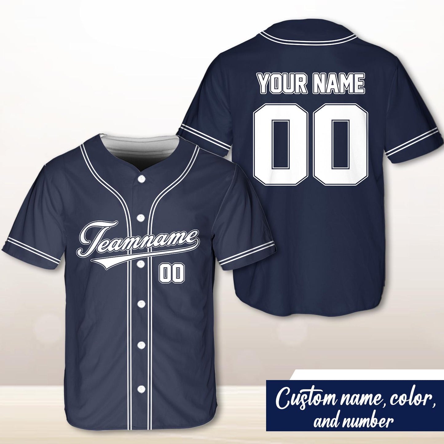 Personalized Team Name And Number Baseball Jersey, Custom Baseball Jersey Shirt, Baseball Jersey Uniform For Baseball Fans Baseball Lovers