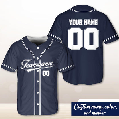 Personalized Team Name And Number Baseball Jersey, Custom Baseball Jersey Shirt, Baseball Jersey Uniform For Baseball Fans Baseball Lovers