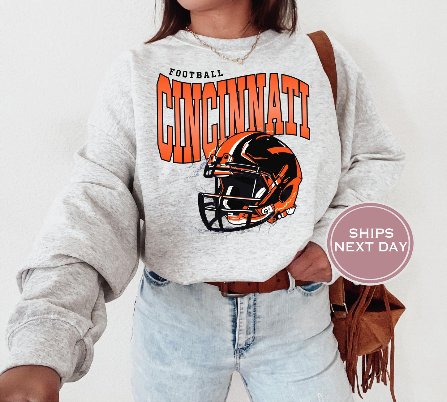 Cincinnati Football Sweatshirt, Vintage Cincinnati Crewneck, Retro Cincinnati Sweatshirt, Cincinnati Toddler Crewneck