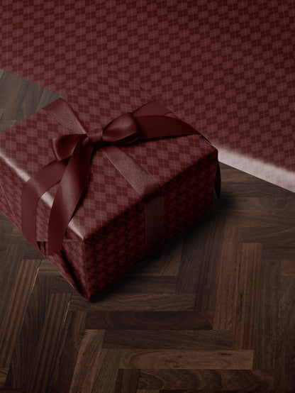 Red Diamond Gift Wrap Mom Traditional Gift Wrap Christmas Wrapping Paper Roll Classic Wrapping Paper Red Argyle Paper Elegant Gift Wrap