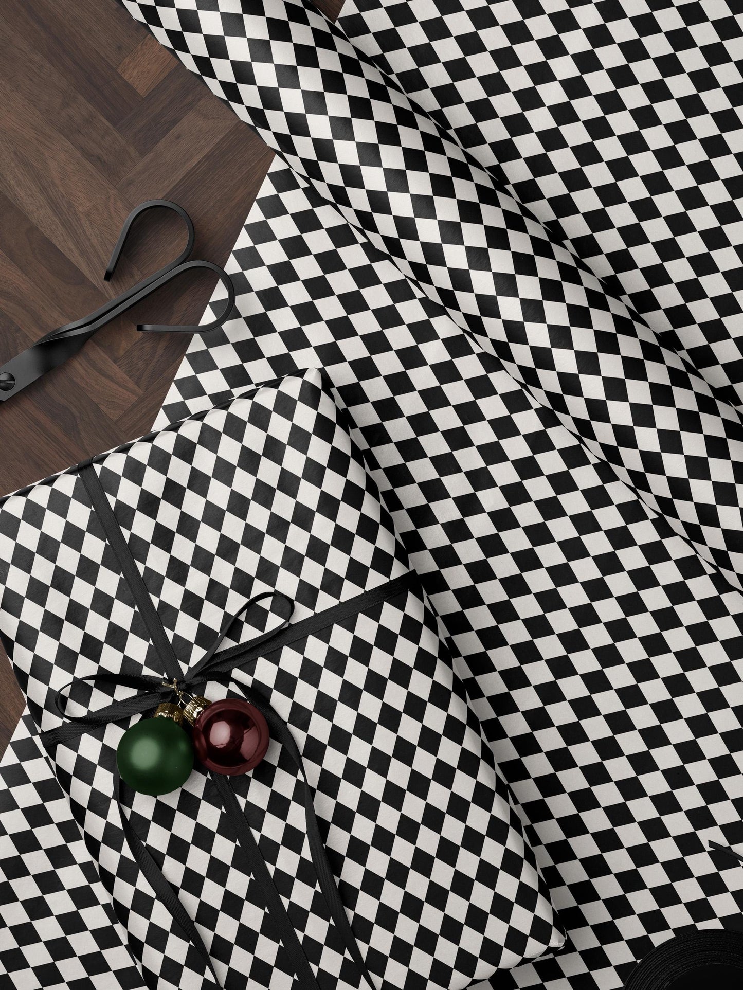 Harlequin Wrapping Paper Wedding Gift Wrap Wedding Wrapping Paper Checkered Gift Wrap Elegant Gift Wrap for Special Occasion Wrapping Paper