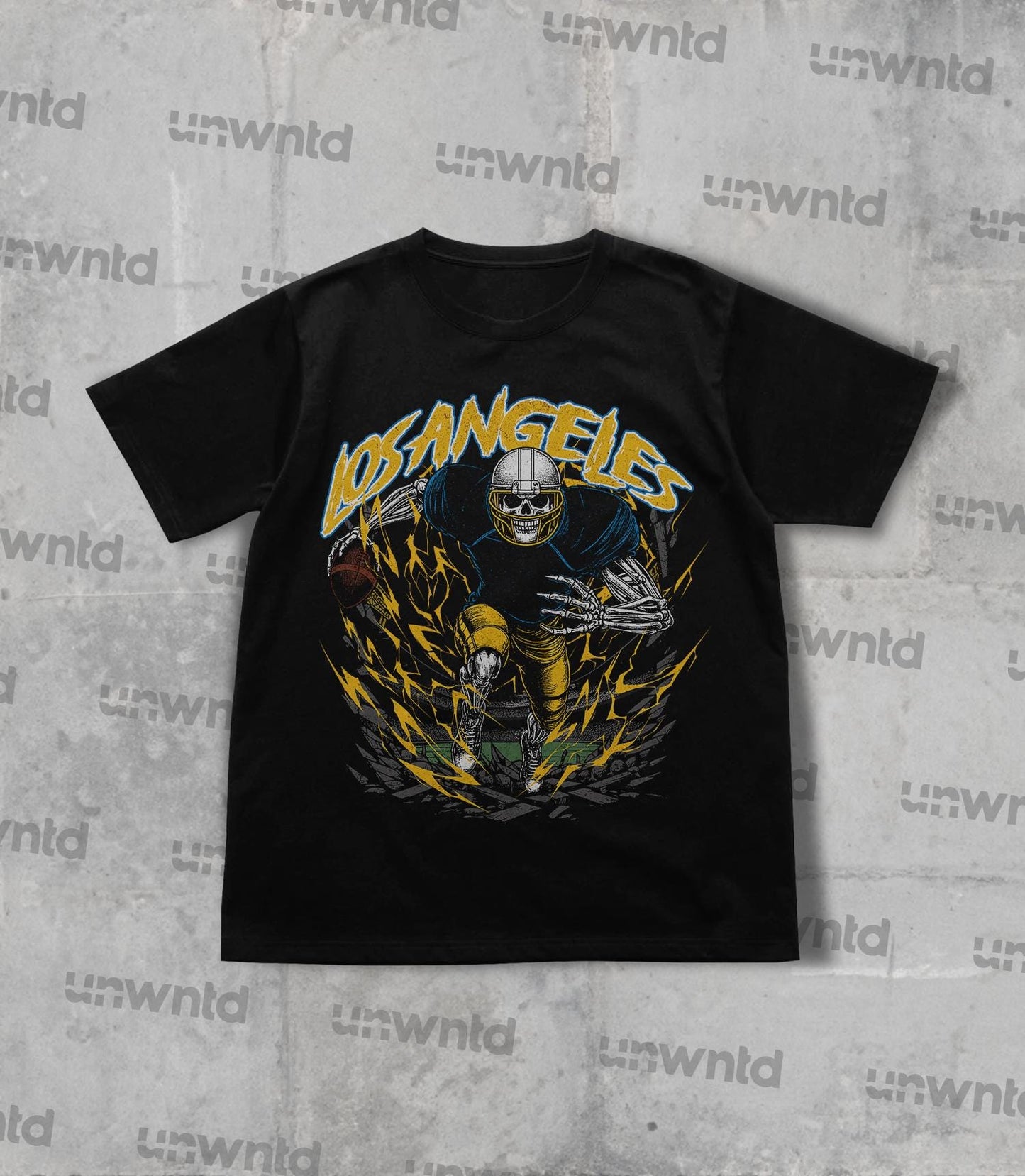Los Angeles Football Shirt - Graphic Tees - Skeleton Shirt - Merch Tee - Gift Shirt - Bootleg Shirt - Vintage - Skeleton Shirt - Chargers