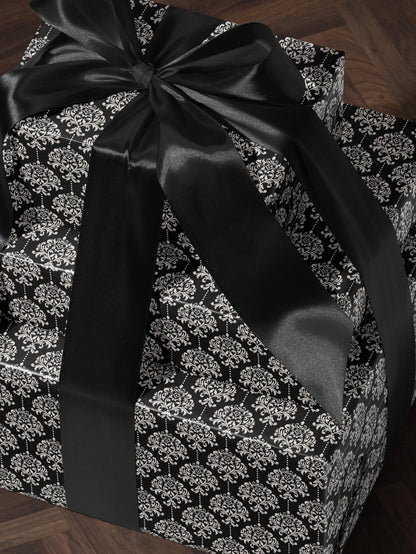 Elegant Damask Wrapping Paper Wedding Gift Wrap Paper Anniversary Gift for Her Holiday Wrapping Paper Romantic Gift Bridal Shower Gift