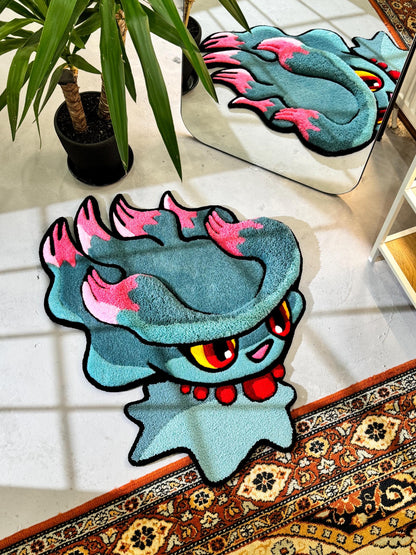 Tufted anime Rug, Tufted Area Rug, Custom Anime Character Rug, Floor Art, Unique Personalized Gift, Anime fan gift, Gift for Him