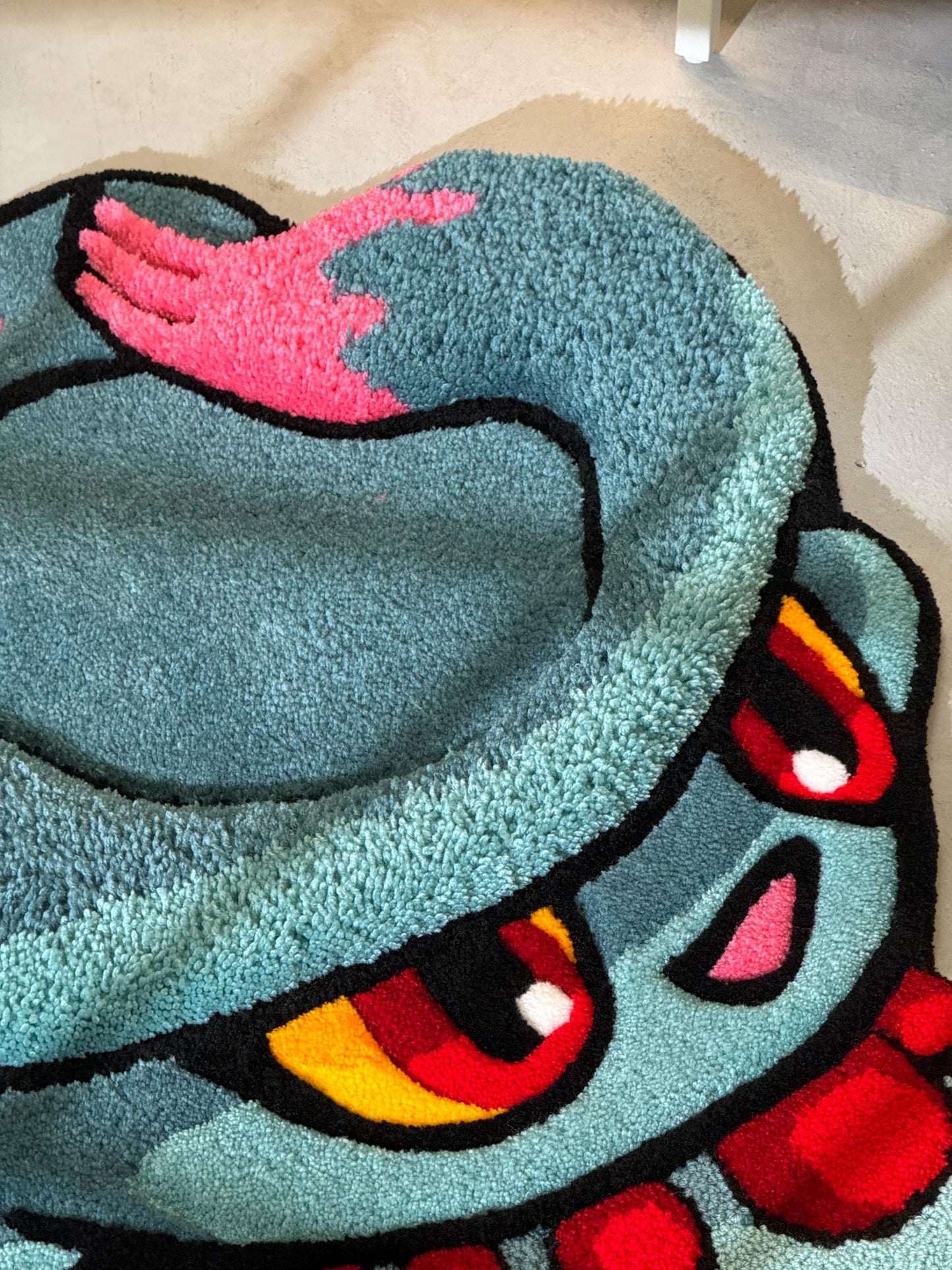 Tufted anime Rug, Tufted Area Rug, Custom Anime Character Rug, Floor Art, Unique Personalized Gift, Anime fan gift, Gift for Him