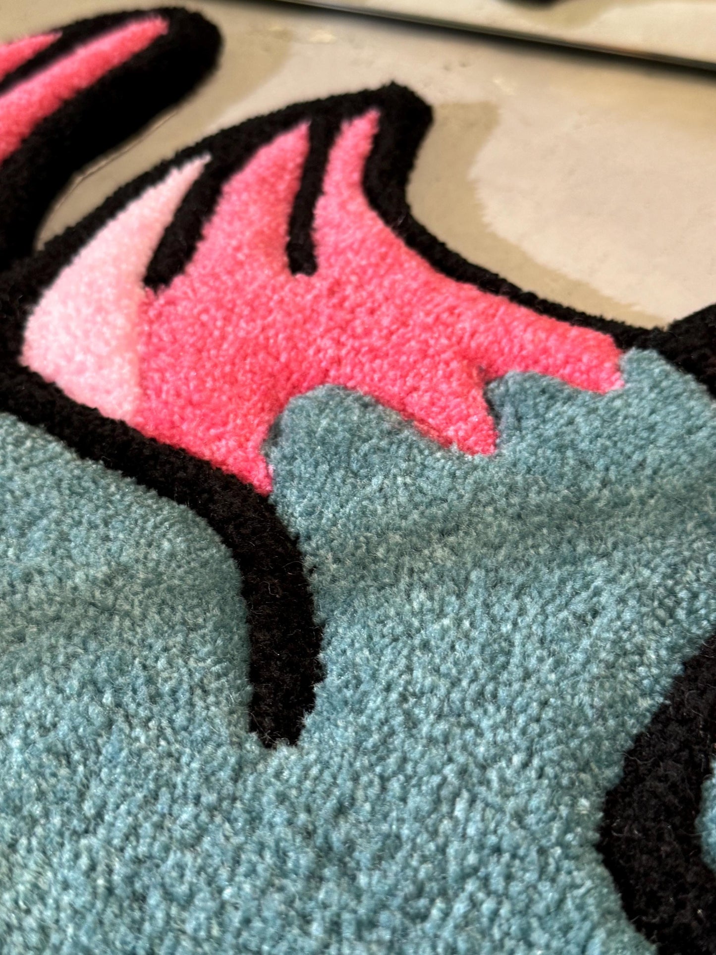 Tufted anime Rug, Tufted Area Rug, Custom Anime Character Rug, Floor Art, Unique Personalized Gift, Anime fan gift, Gift for Him