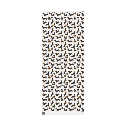 Dachshund Wrapping Papers, Weiner Dog Gift Wrap for Christmas, Birthday, Holidays, Cute Dog Lover Present, Decorative Holiday Paper