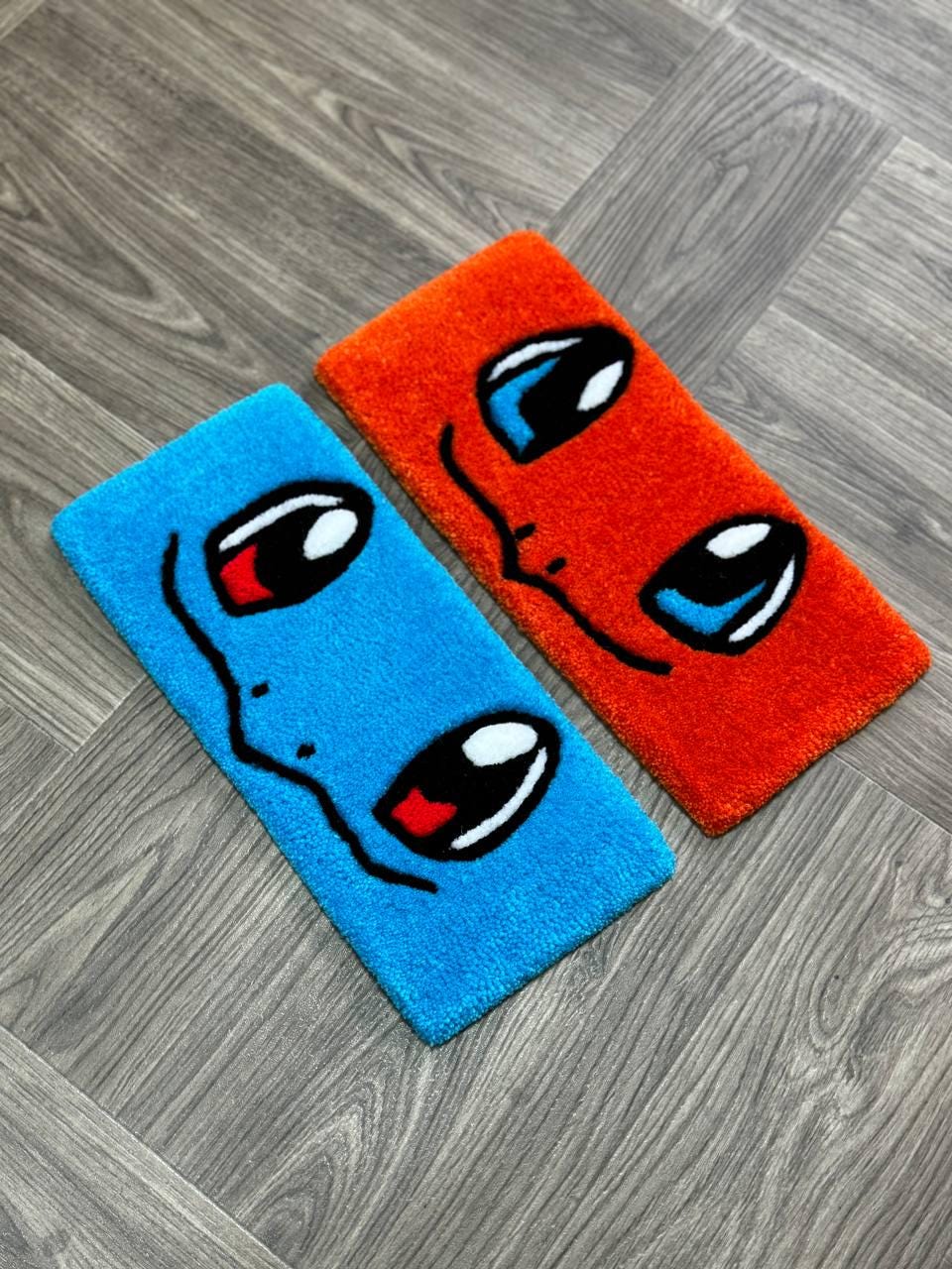 Anime Keyboard rug  Keyboard tufted rugs Custom rug Fluffy Rug keyboard mat unique rug handmade rug desk rug area rug