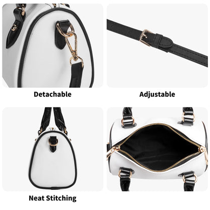Psycho Friends Mini Handbag. Leather Mini Small Boston Bag Satchel. Horror Handbag. Top Handle. Shoulder Bag. Unique Gift.