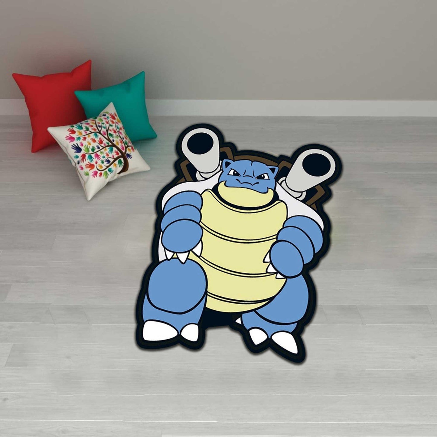 Blastoise rug, Mega Blastoise rug, custom rug