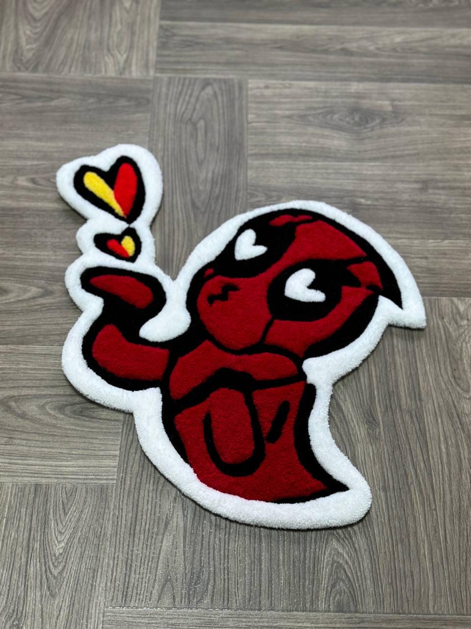 Tufted Сomics rug.Handmade rugs.Rugs for bedroom aesthetic.hypebeast rug.ready to ship made to order.Cool Rug Hand tufted rug funny rug