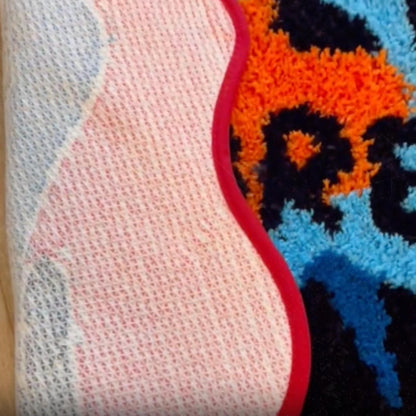 Need More Wine Nordic Letters Hallway Mat Tufted Rug Living Room Carpet Bathroom Mat Soft Bedroom Floor Pad Doormat Cartoon Anime