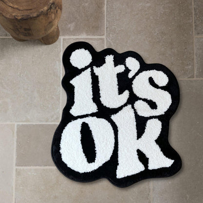 It's OK Rug Fluffy Plush Tufted Living Room for Bedroom Dorm Suitable for Room Decor Housewarming Gift
