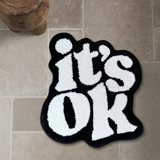 It's OK Rug Fluffy Plush Tufted Living Room for Bedroom Dorm Suitable for Room Decor Housewarming Gift