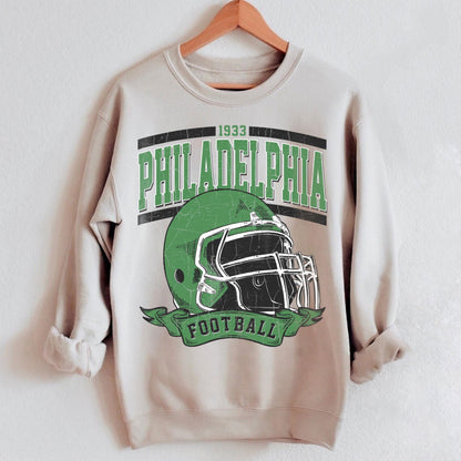 Vintage Philadelphia Football Crewneck Sweatshirt, Eagle Shirt, Philadelphia Fans Gift, Game Day Shirt, Football Phi-lly Eagle Gift