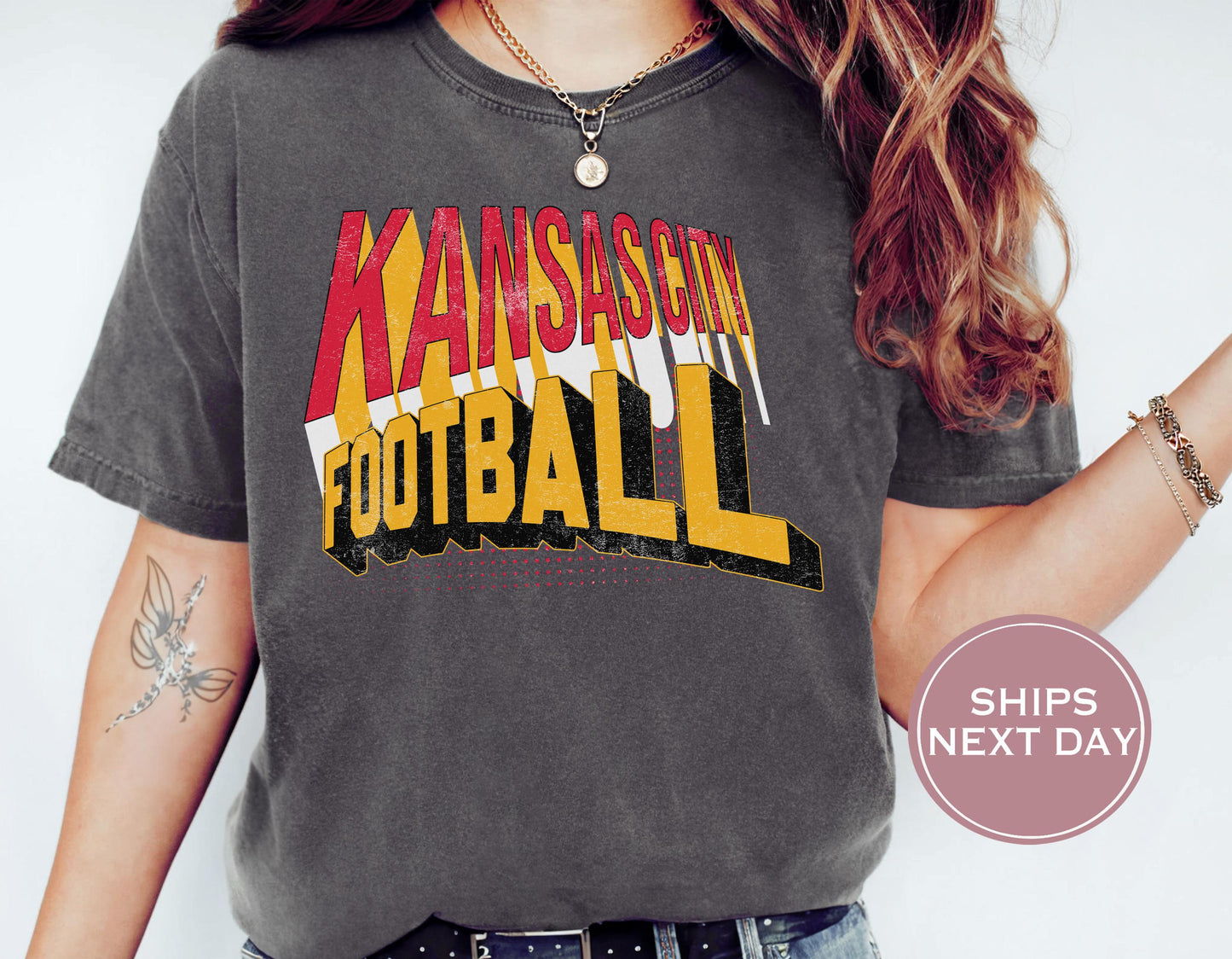 Retro Kansas City Football Shirt, Vintage Kansas City Football Shirt, Kansas City Football, Trendy Kansas City Football Shirt,Game Shirt