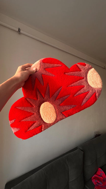 Tuft Rug Cloud / 3d Custom Rug / Colorful custom rug / Soft and Aesthetic / 100% Handmade Tufted Rug