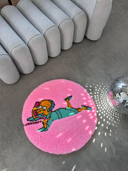 Handmade 3D Cartoon Rug: Custom Character Rug