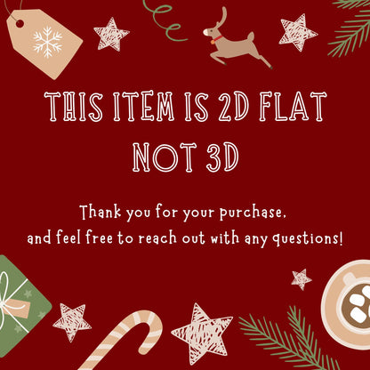 Custom Name Train 2D Flat Ornament,  Personalized Locomotive Christmas Ornament, Railway Ornament, Train Holiday Ornament, Railroader Gift