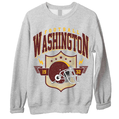 Vintage Washington Football Sweatshirt, Washington Crewneck Sweatshirt, Game Day Shirt, Washington Football Shirt, Sunday Football Shirt