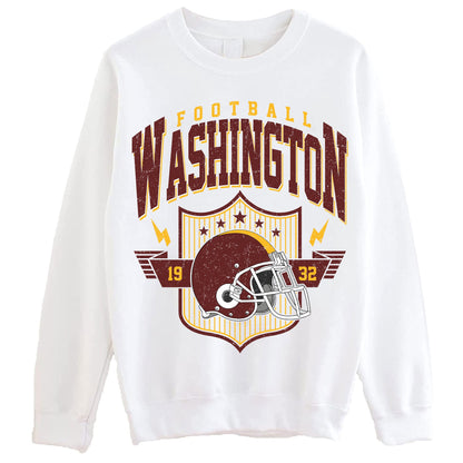 Vintage Washington Football Sweatshirt, Washington Crewneck Sweatshirt, Game Day Shirt, Washington Football Shirt, Sunday Football Shirt