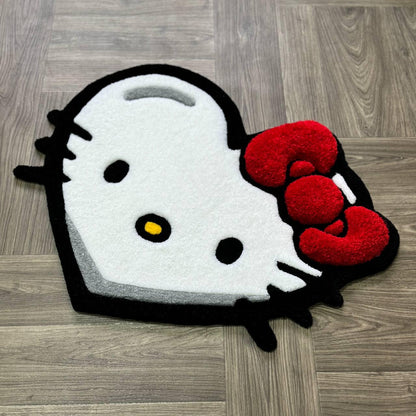 3D fluffy custom rug.Kitty rug.Tufted rug.Rugs for bedroom aesthetic.Cute rug.Hand tufted rug.Cool rug.Anime rug.Kids rug.Custom doormat.