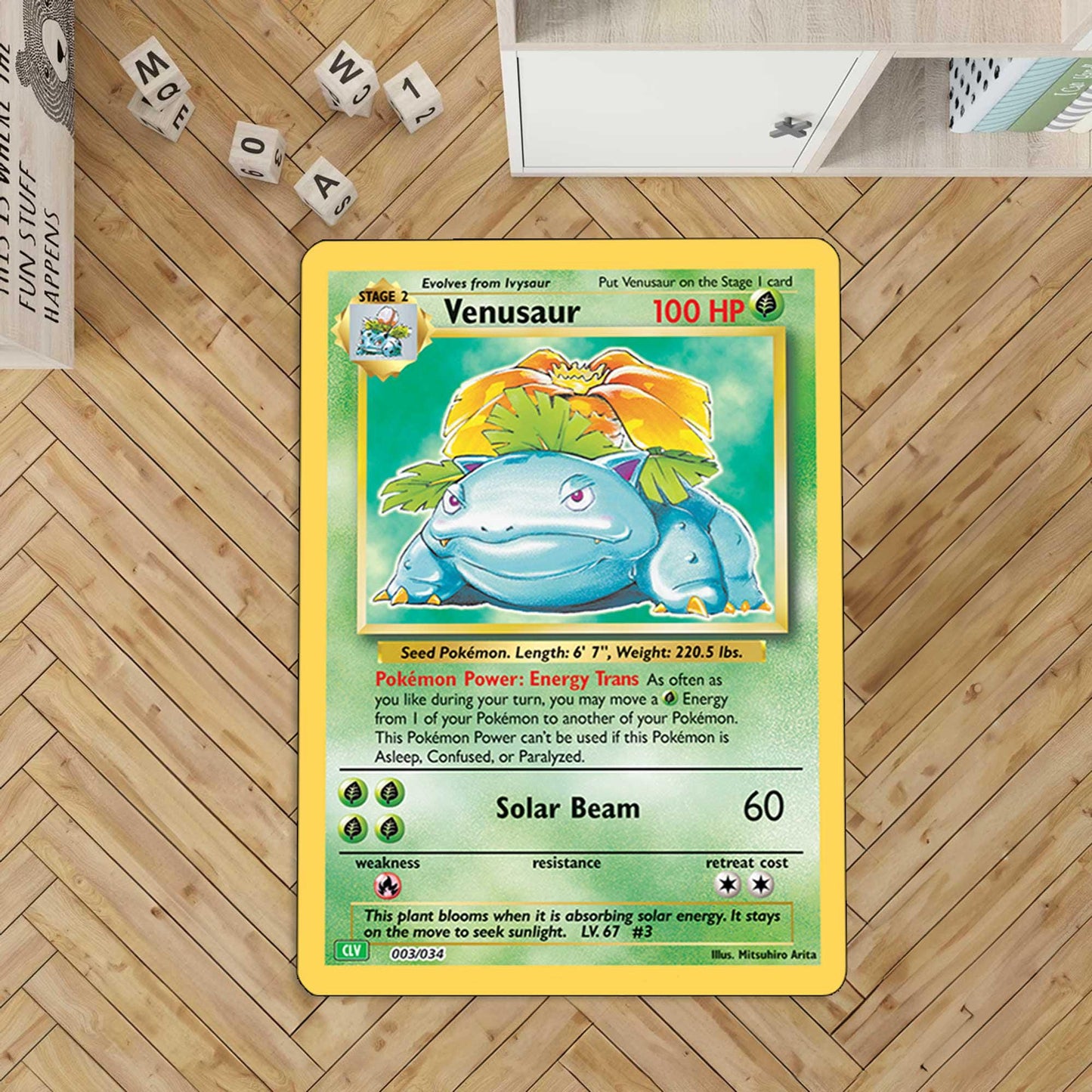 Balbasaur rug, venusaur rug, Ivysaur rug