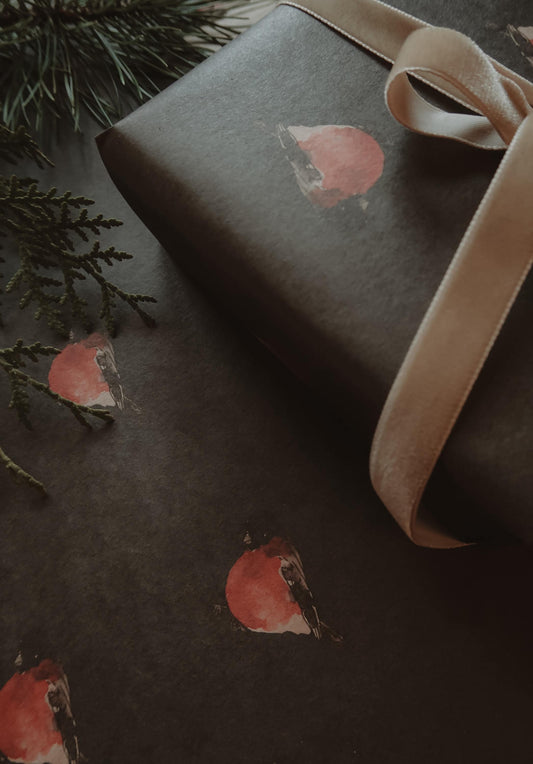 Red robin Wrapping paper, Christmas Gift Wrap, Christmas Wrap, Christmas Gift Warp, Xmas Wrapping paper, gift paper, present