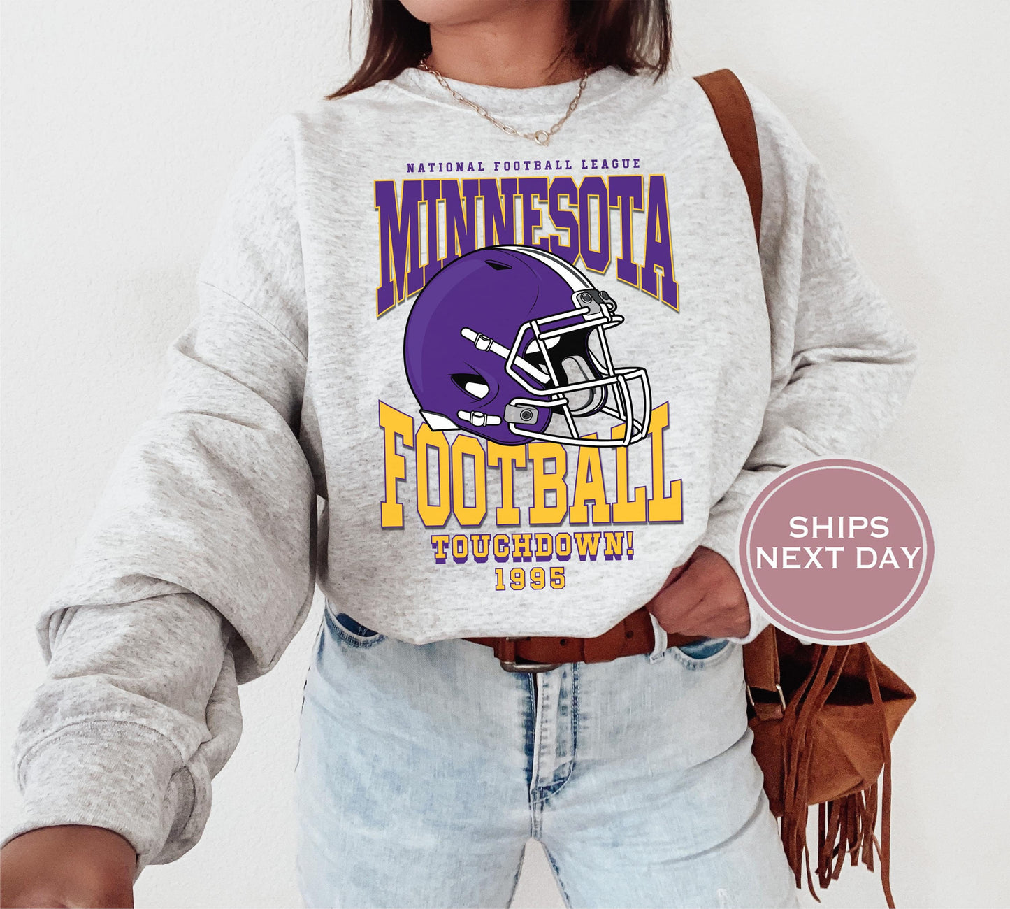 Minnesota Football Sweatshirt, Vintage Minnesota Crewneck, Retro Minnesota Sweatshirt, Minnesota Varsity Sweatshirt, Minnesota Longsleeve