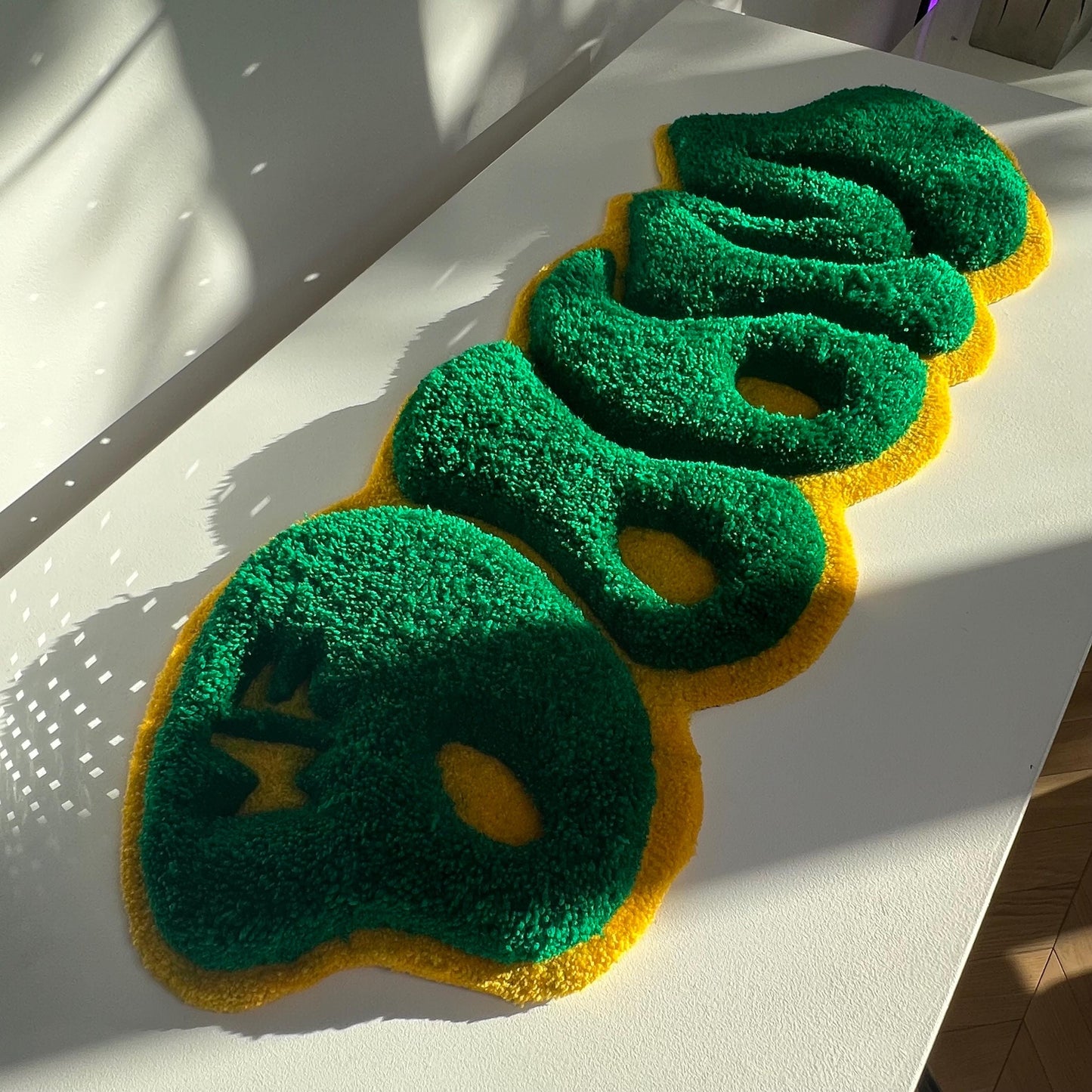 3D MF Doom Handmade Rug - Rap Music Decor (32")